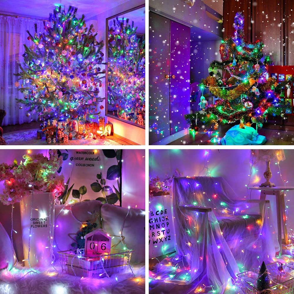 FULLBELL Easter Lights 66 Feets 200 LED Easter Decorations Memory Indoor Outdoor Fairy Lights Easter Decor Lights for Spring Home Bedroom Wedding