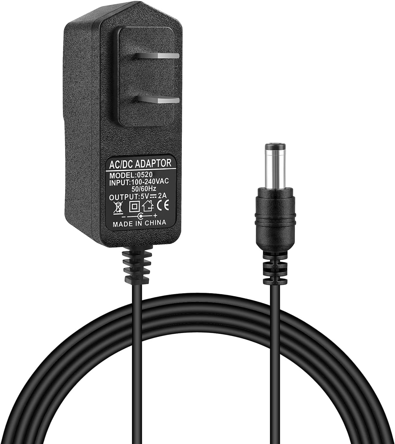 Waysse 5V 2A Power Adapter, 5V 2A Power Supply Adapter, AC Adapter 100V-240V AC Power Adapter Wall Charger for TV Box, Camera, Speaker,Router & More…