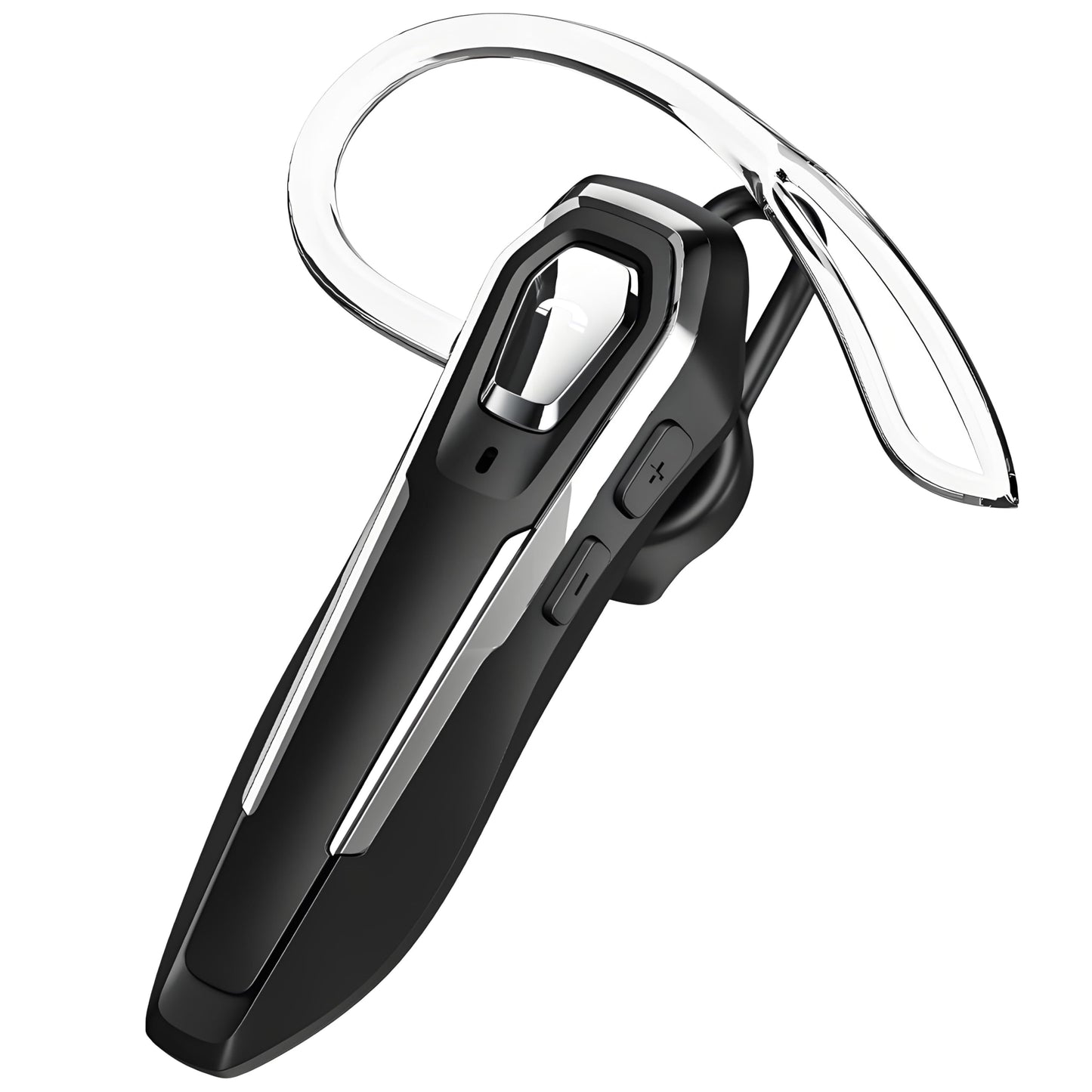 Single Ear Bluetooth Headset V5.4 Noise Canceling Microphone, Bluetooth Earpiece, 36Hrs Talk Time, Hands-Free Wireless Headset