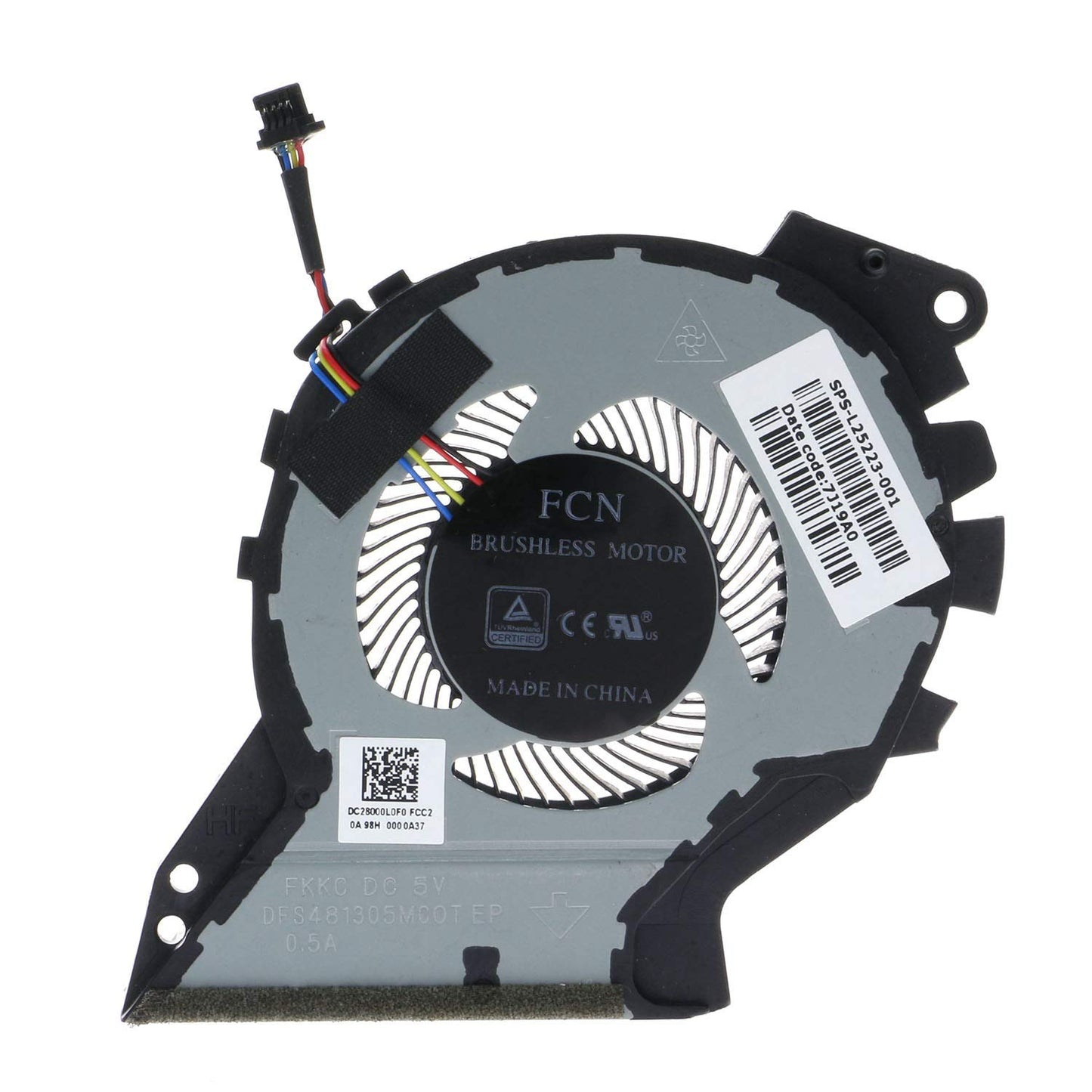 CPU&GPU Cooling Fan for HP ZBook 15v G5 Mobile Workstation L25223-001 L25224-001