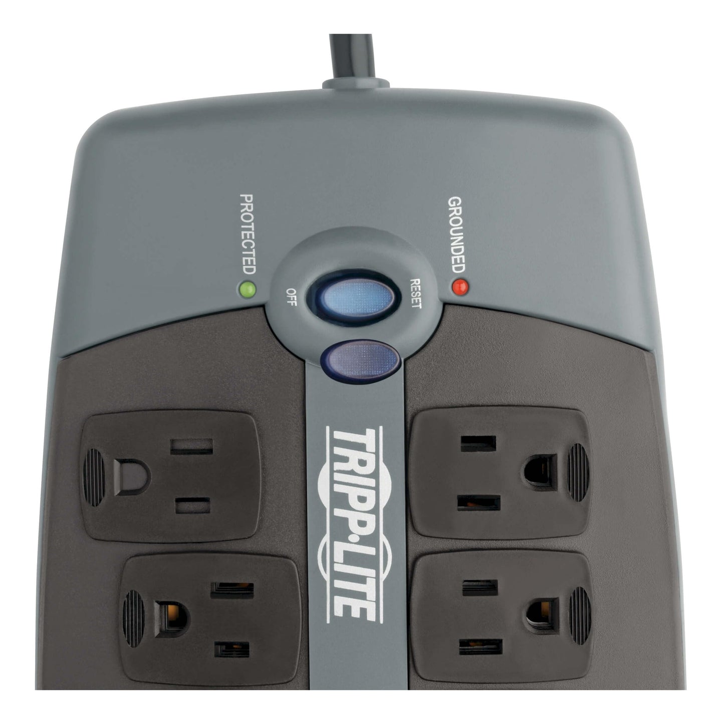 Tripp Lite TLP1008TEL 10 Outlet Surge Protector Power Strip, 8ft Cord, Tel/DSL Protection, RJ11, & Dollar 150,000 Insurance Silver