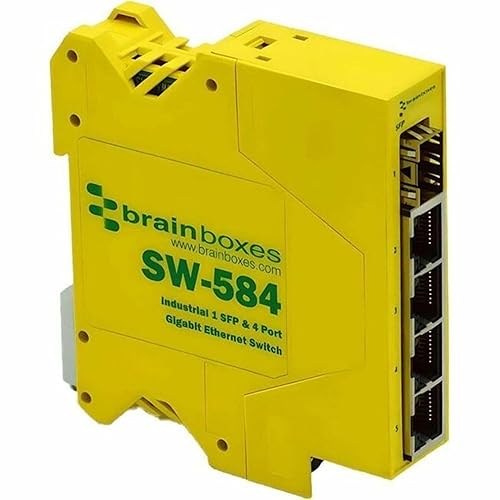 Brainboxes 1 SFP & 4 Port Gigabit Ethernet Switch