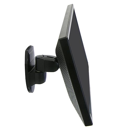Ergotron - 200 Series Single Monitor Arm, VESA Wall Mount - for Monitors Up to 38 Inches, 0 to 25 lbs - Pivot
