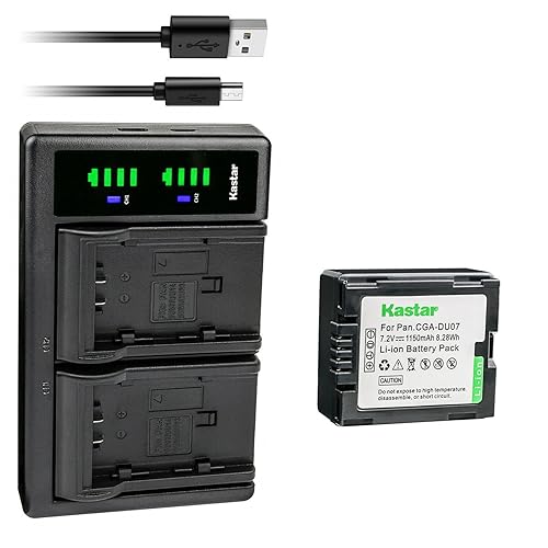 Kastar 1-Pack Battery and LTD2 USB Charger Compatible with Hitachi DZ-BX35, DZ-BX35A, DZ-BX35E, DZ-BX37E, DZ-M5000V5, DZ-M7000V5, DZ-M8000V6, DZ-GX20