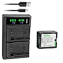 Kastar 1-Pack Battery and LTD2 USB Charger Compatible with Hitachi DZ-BX35, DZ-BX35A, DZ-BX35E, DZ-BX37E, DZ-M5000V5, DZ-M7000V5, DZ-M8000V6, DZ-GX20