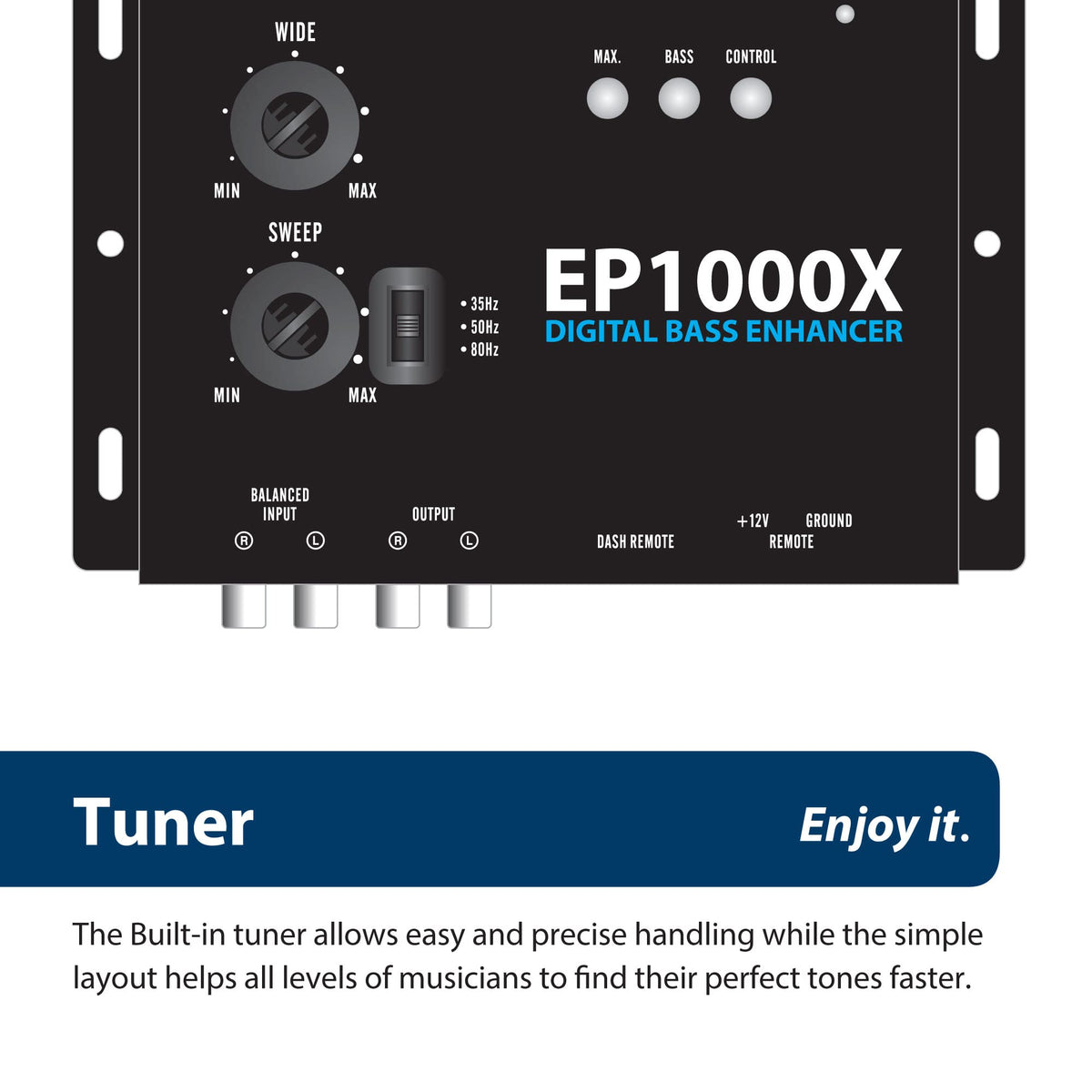 Blaupunkt EP1000X Digital Bass Enhancer Bass Note Restorer