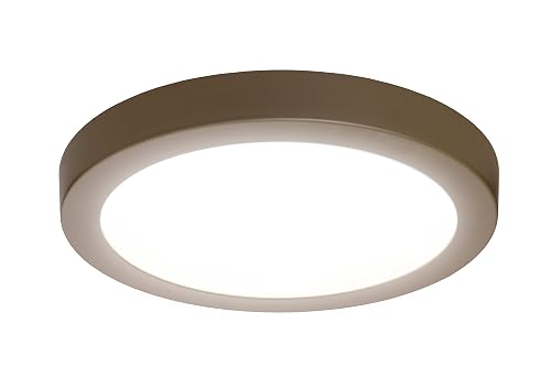 Sylvania Smart+ ZigBee Adjustable White Flush Mount LED Light Fixture, Works with SmartThings, Wink, and Amazon Echo Plus, Hub Needed for Amazon Alexa
