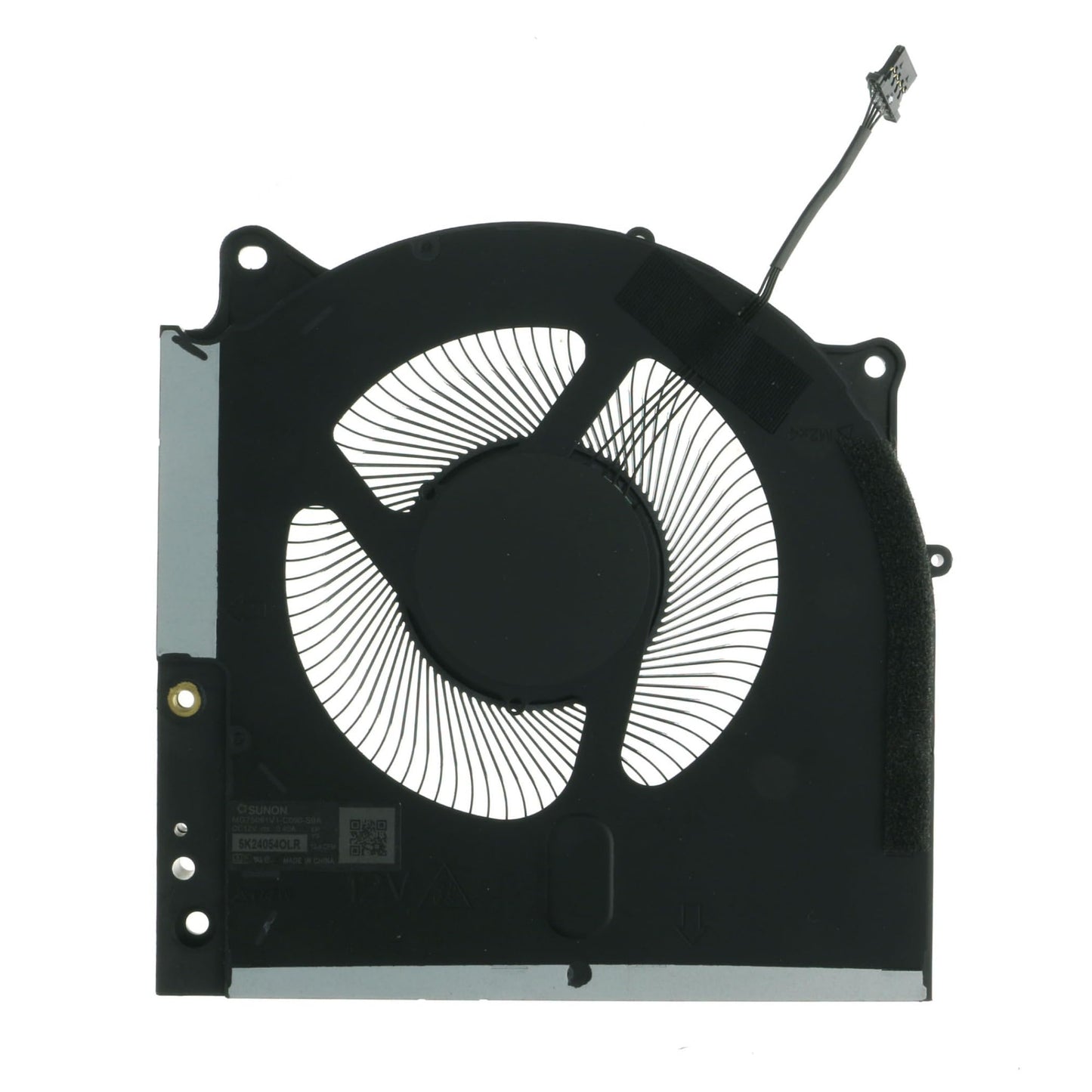 CPU+GPU Cooling Fan Replacement for Dell Alienware M17 R5 2022 Year MG75091V1-C080-S9A MG75091V1-C090-S9A 5K24054NA4 5K24054OLR DC 12V