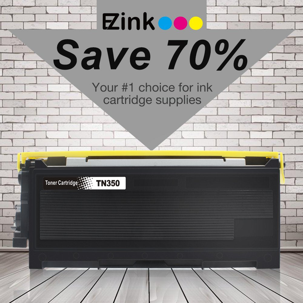 E-Z Ink (TM) Compatible Toner Cartridge Replacement for Brother TN350 (4 Black) for DCP-7010, DCP-7020, DCP-7025, HL-2030, HL-2030R, HL-2040