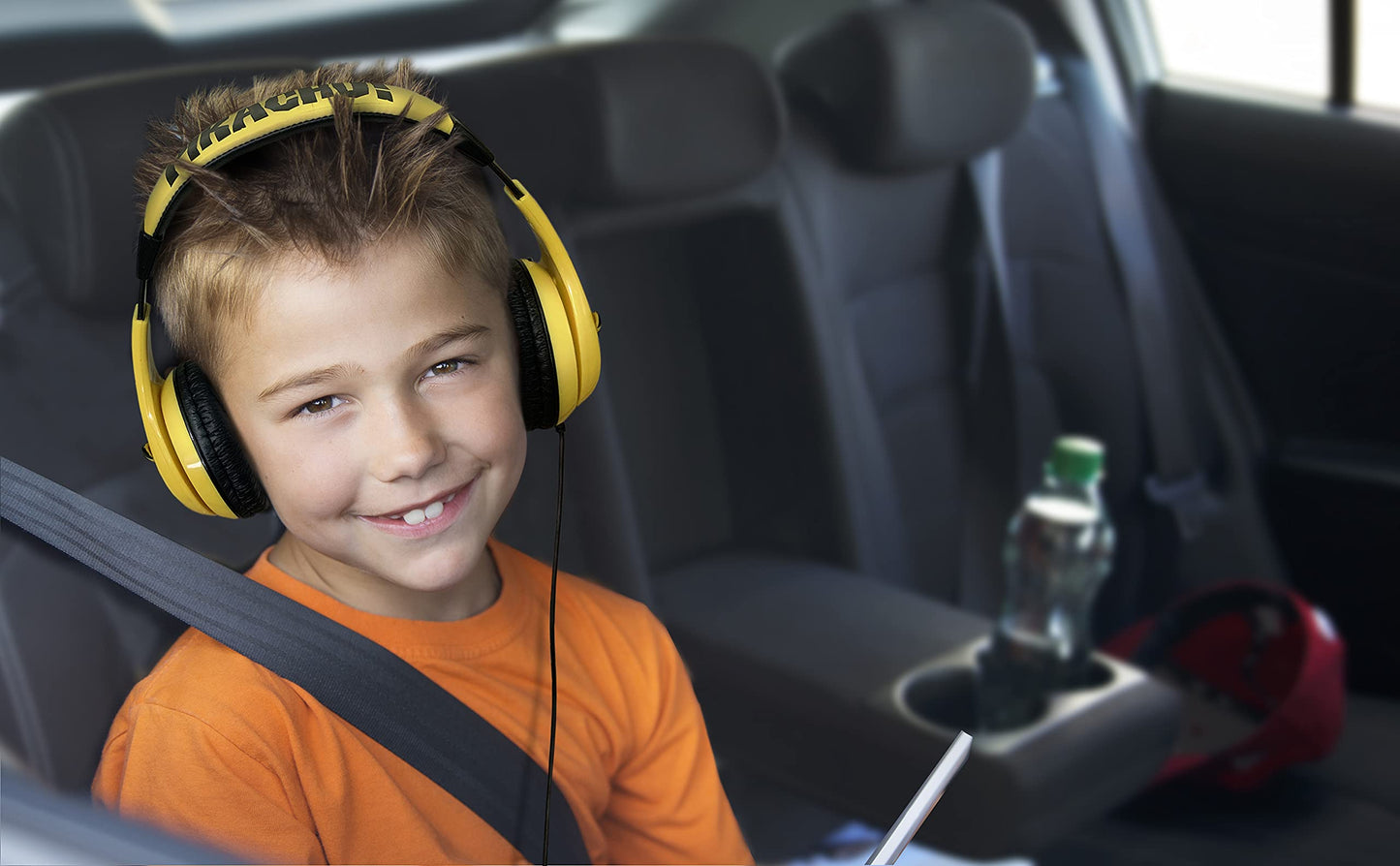 eKids Pokemon Pikachu Wired Kids Headphones, Adjustable, Stereo Sound, 3.5Mm Jack, Tangle-Free, Volume Control, Children's Headband On Ear for School…