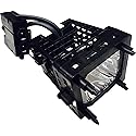 Jaspertronics™ OEM XL-5200 Lamp & Housing for Sony TVs with Philips Bulb Inside