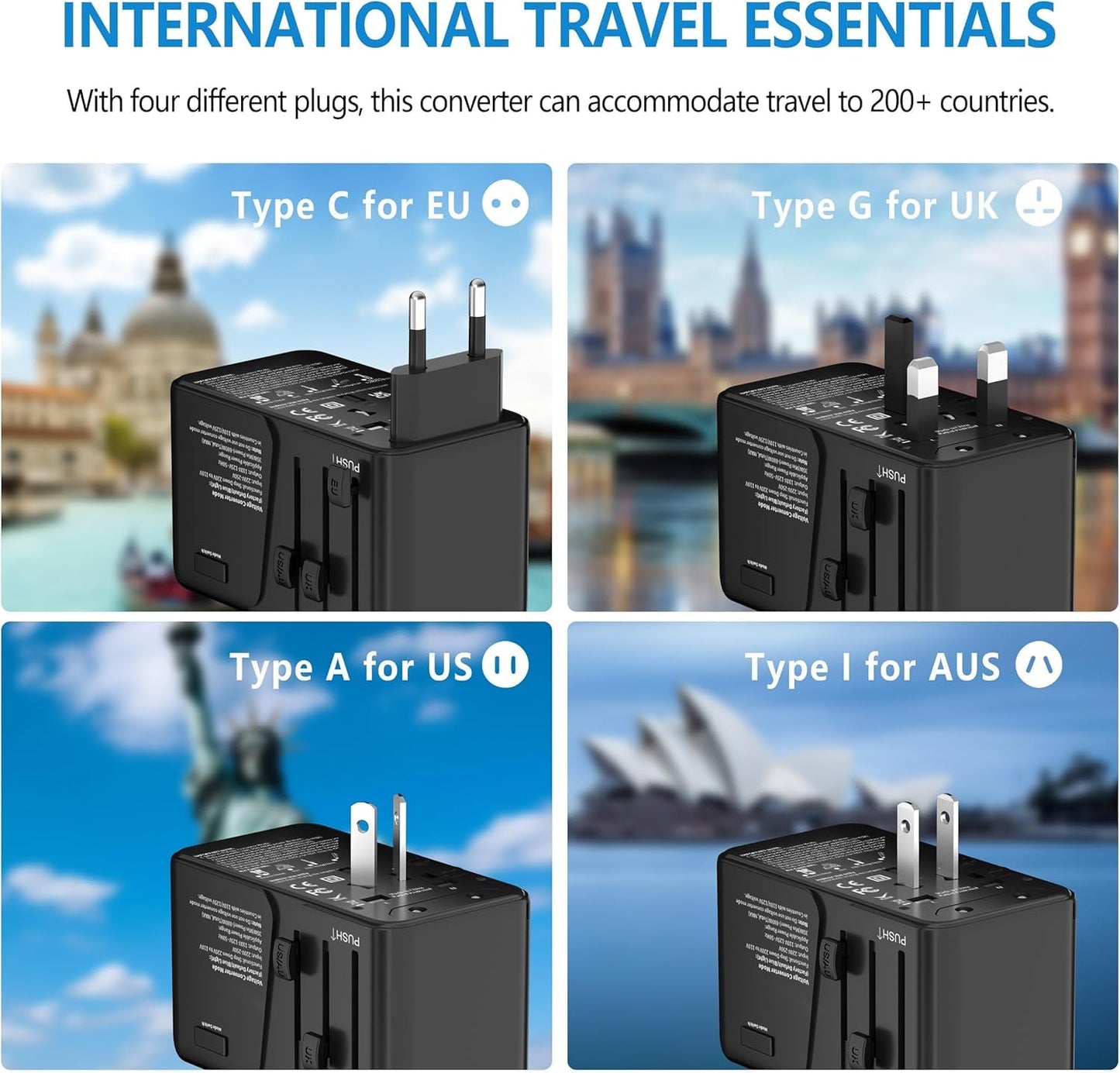 Travelconverter Adapter Voltage Converter That Steps Down 220 Volts to 110 Volts for use in Over 200 Countries,Including The U.S., U.K., Europe…