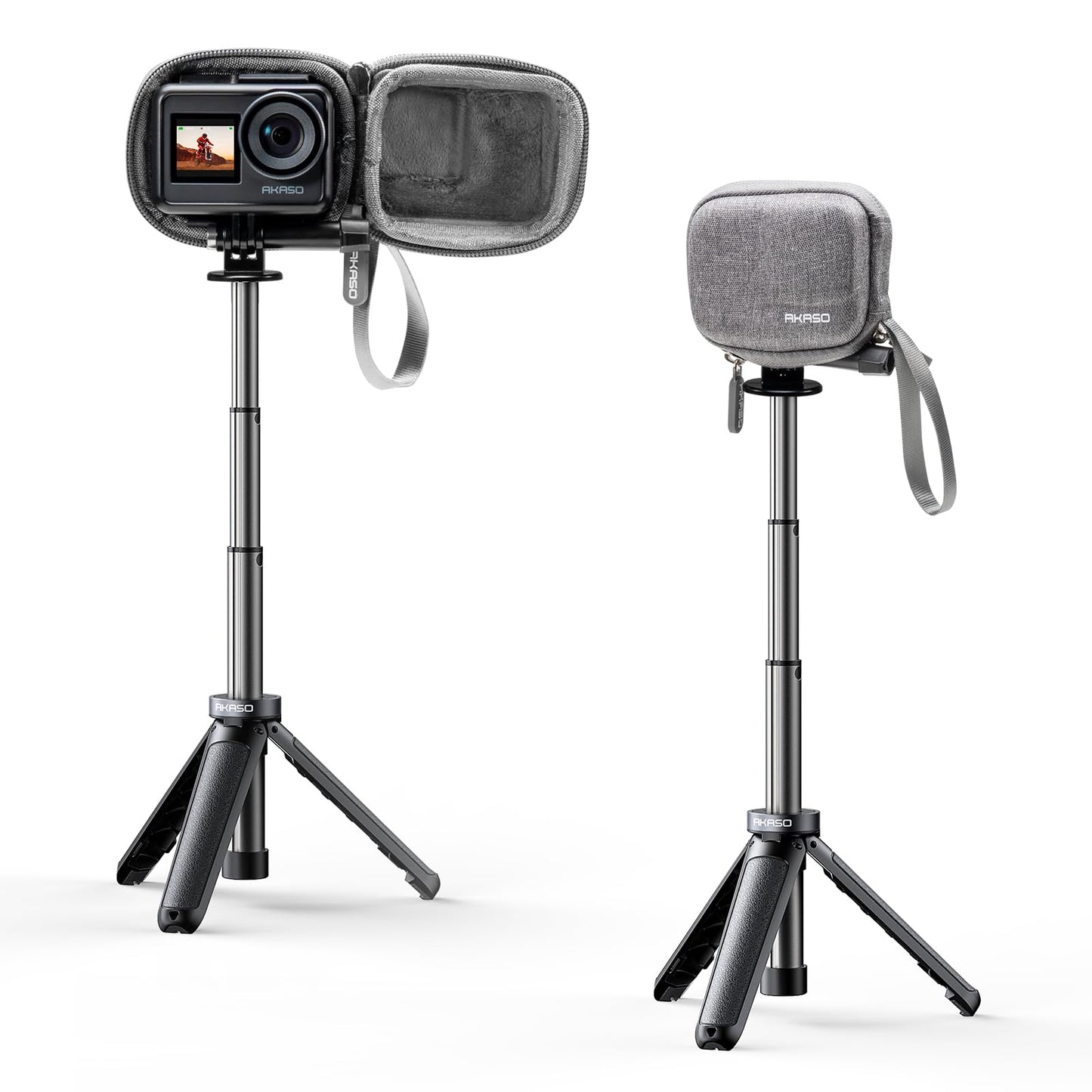 AKASO Protective mini Carrying Case for GoPro Hero 13/12/11/10/ 9/EK7000/Brave 4/Brave 7 LE/Brave 7/DJI/Apexcam Action Camera