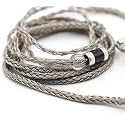 Linsoul Tripowin Zonie IEM Cable, 16 Core Silver Plated Earphone Upgraded Cords, 1.25m SPC in Ear Monitor Cable for 7hz Zero:2 Orchestra Lite Cadenza