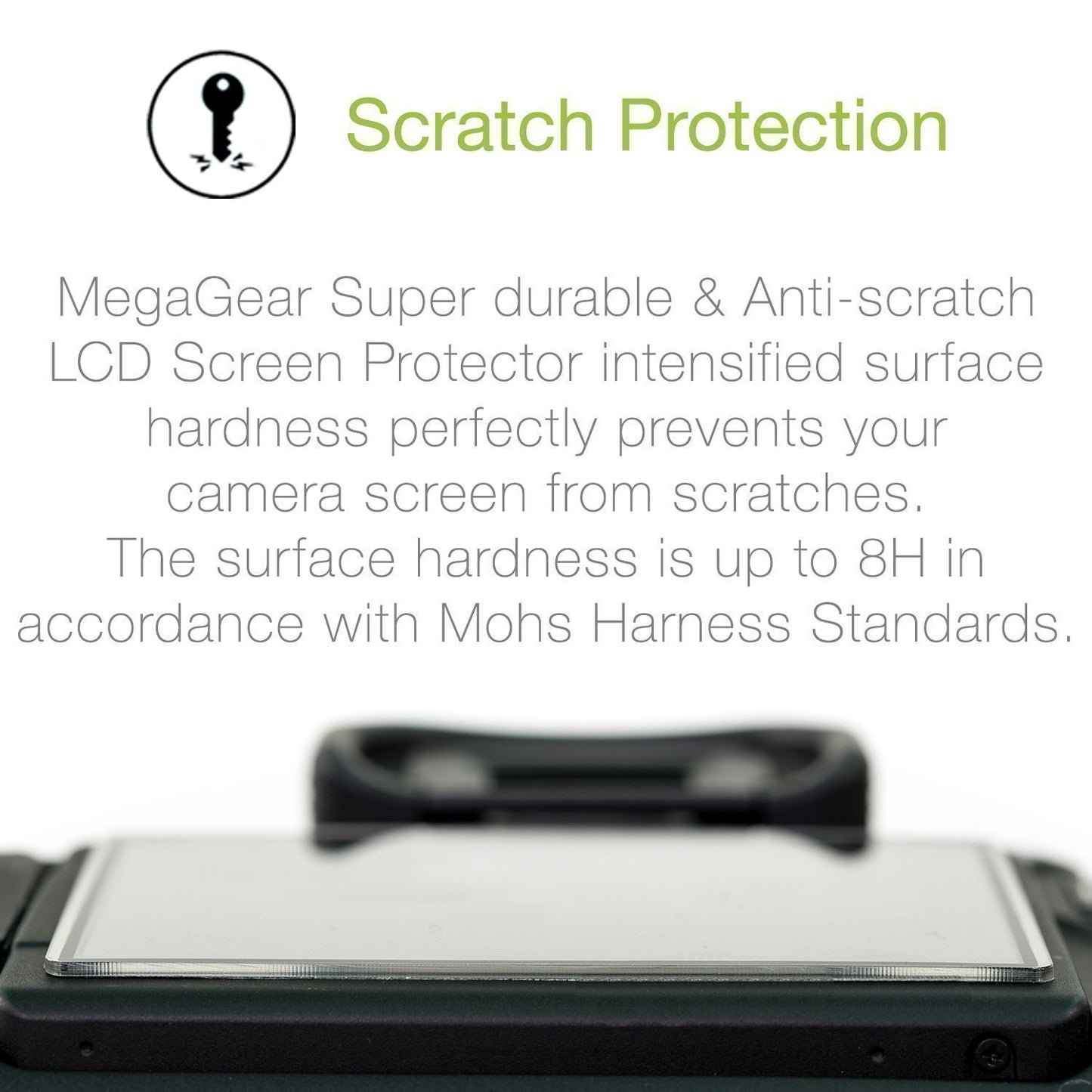 MegaGear Nikon D5600, D5500 Camera LCD Optical Screen Protector, Transparent (MG1061)
