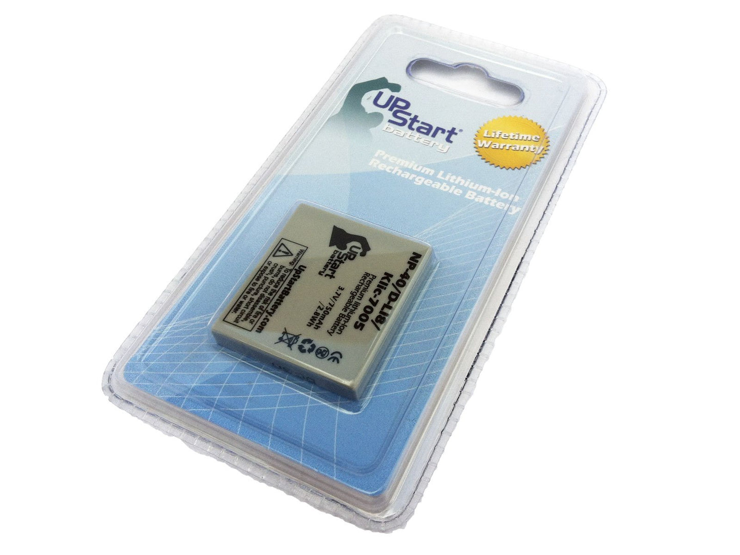 UpStart Battery NP-40 BC-40 Replacement Battery and AC/DC Dual Charger Kit for Fujifilm FinePix, Kodak Klic-7005 and Pentax D-LI8 Digital Cameras