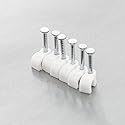 10000 Round 3/16 Inches (5 mm) Cable Wire Clips Cable Management Cord Tie Holder Coaxial Nail in Clamps Tacks