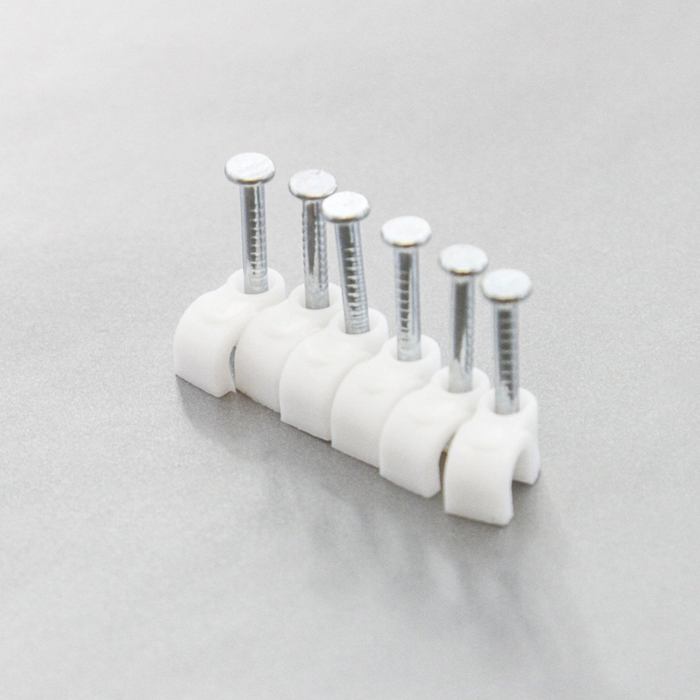 10000 Round 3/16 Inches (5 mm) Cable Wire Clips Cable Management Cord Tie Holder Coaxial Nail in Clamps Tacks