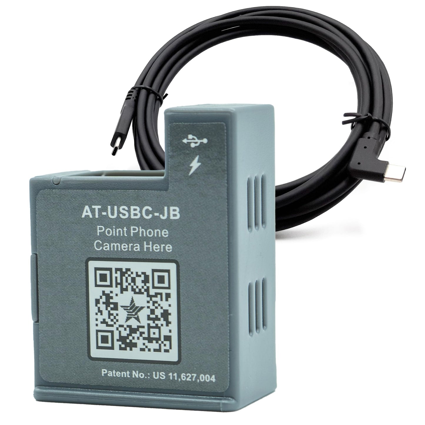 PoE Texas PoE+ Power and Data Adapter for USB-C Tablets & Devices for POS, Digital Signage, & More - 802.3at POE+ to USB-C Power Delivery - Extends