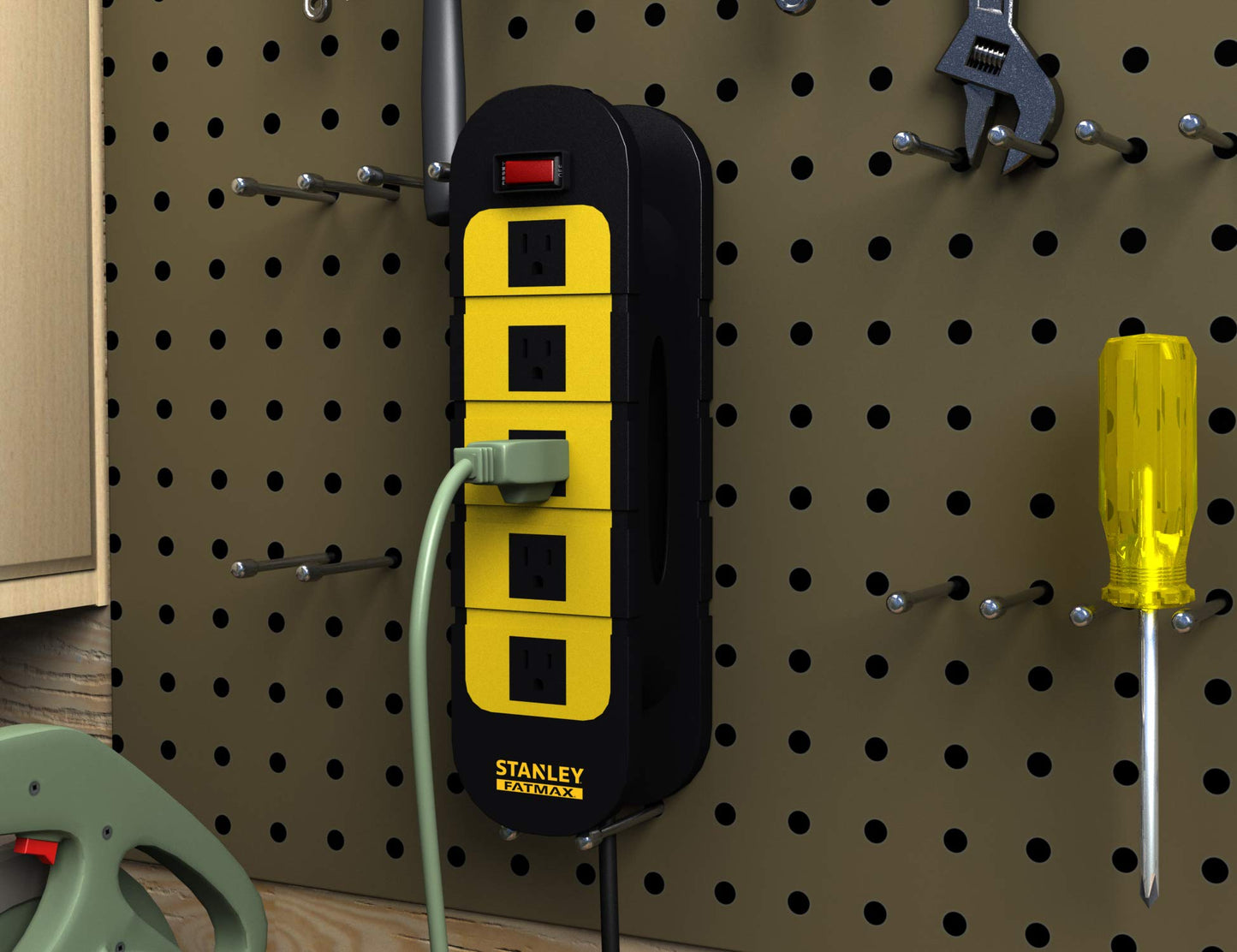 Stanley W31607 FATMAX Wrap 'N' Go Power Station with 12-Foot Cord