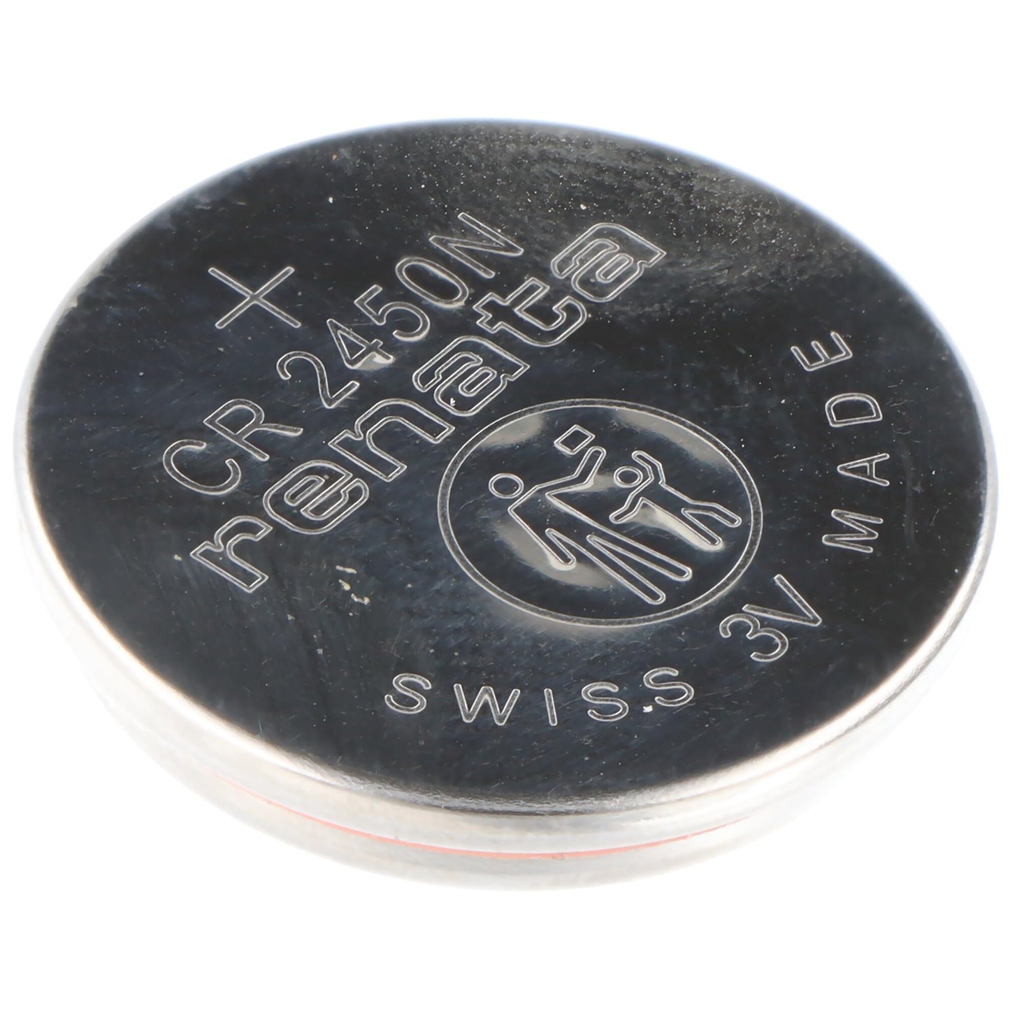 One (1) X Renata CR2450N Lithium Watch/Key/Gadget Battery 3v Blister Packed - Swiss Made Quality