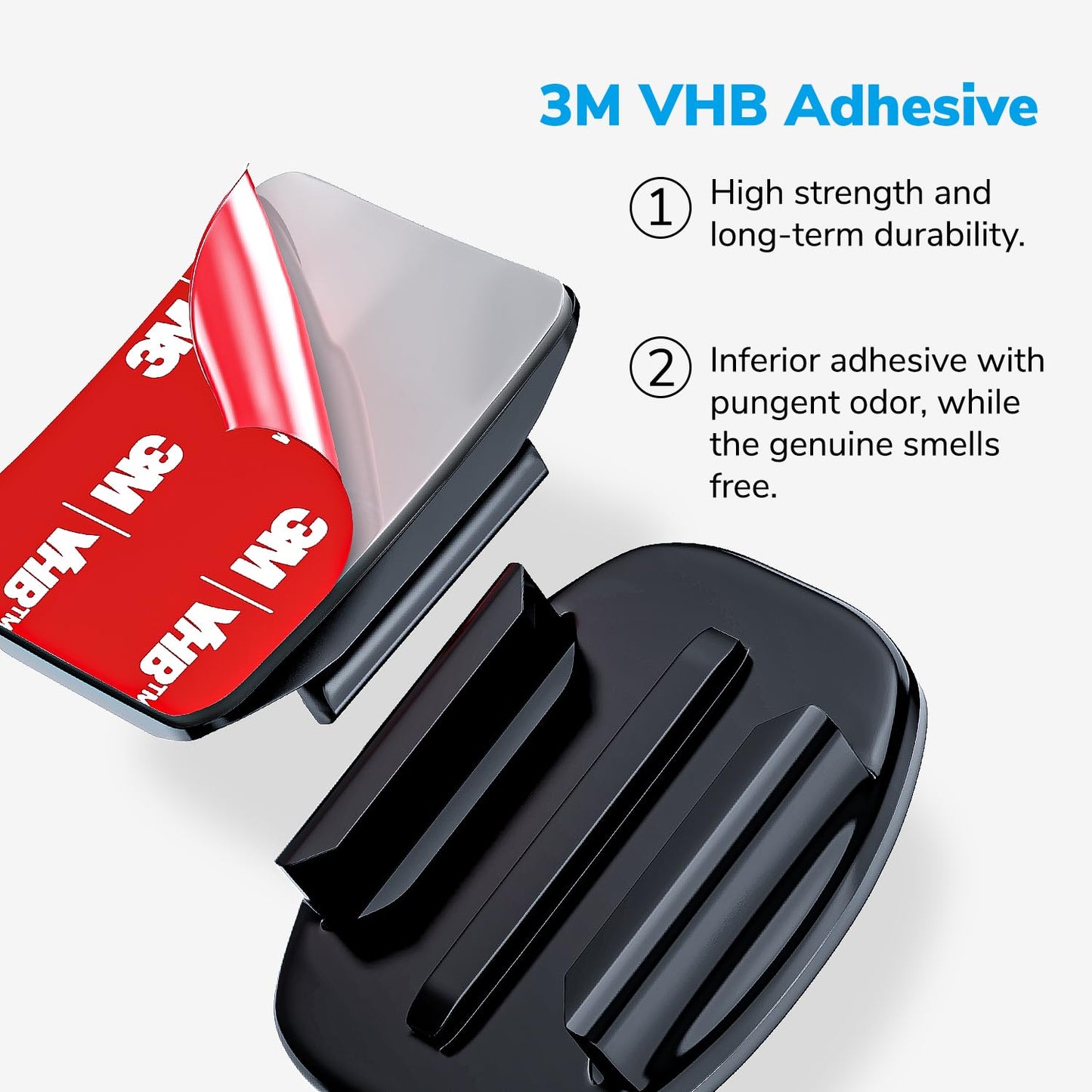 Sametop Helmet Sticky Mounts Adhesive Buckle Mount Screw Accessory Kit Compatible with GoPro Hero 13 12 11 10 Max 9 8 7 6 5 Session DJI Osmo Insta360