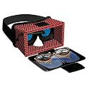 Smart Theater Virtual Reality Deluxe Cardboard Headset + 100's Free Apps