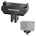 NEEWER Magnetic Quick Release Mount Adapter Compatible with DJI OSMO Action 5 Pro 4 3 360, Foldable Action Camera Stand Base Bracket Accessories, 2