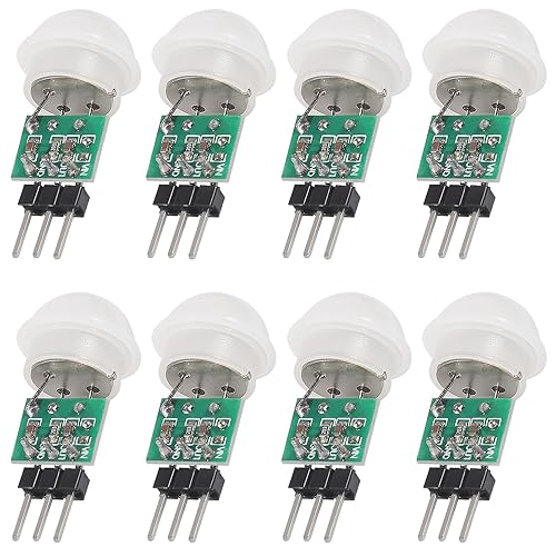 8pcs AM312 Sensor Mini Sensor Module Pyroelectric Infrared Motion Automatic Detector DC 2.7 to 12V for Arduino