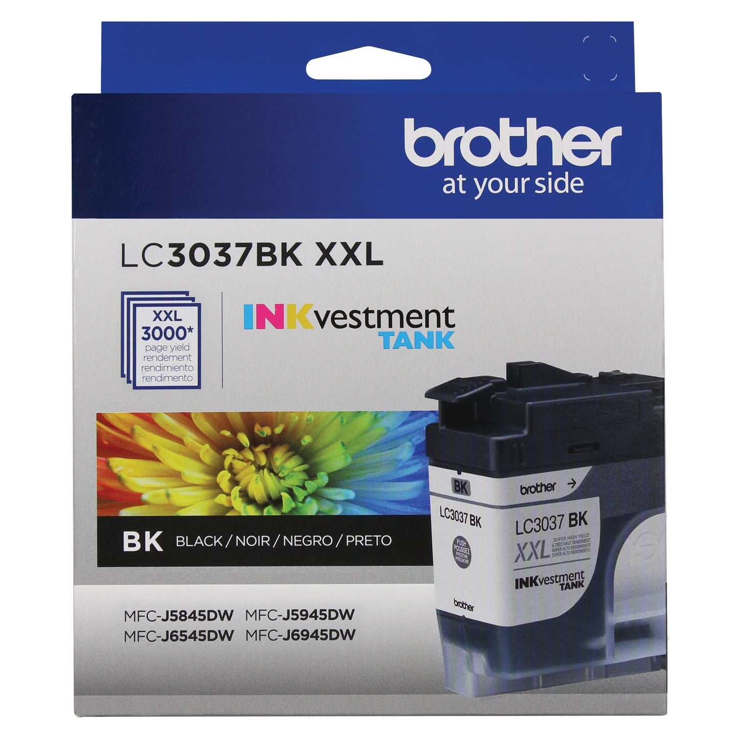 Brother LC3037 Black Extra-High-Yield Ink Cartridge, LC3037BKS