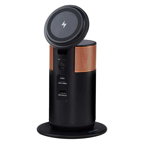 Duracell M100 Portable Charging Hub - 92W Charger for Laptops & Tablets, Wireless Charging for Cell Phones & Earbuds - Light & Compact Power Bank