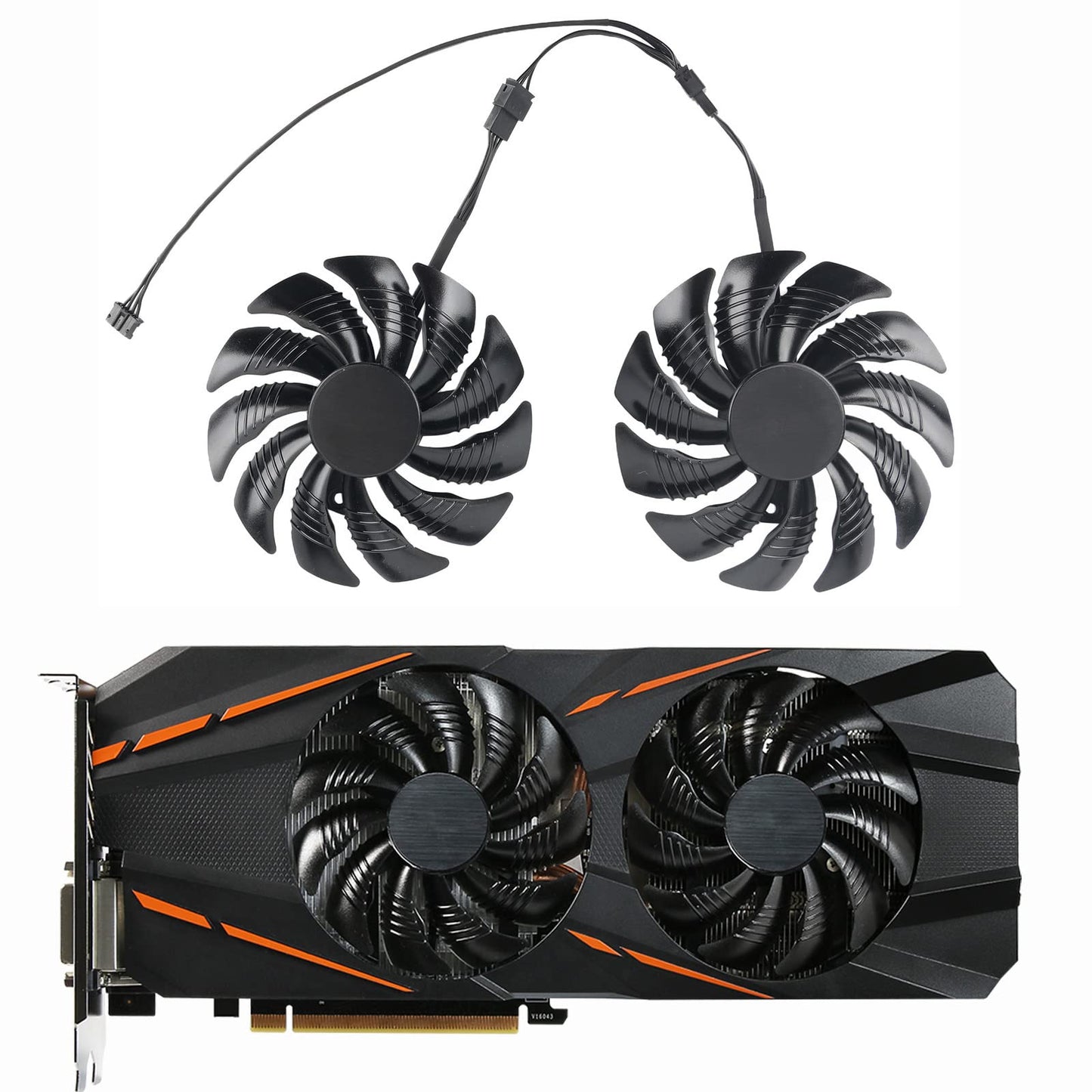 inRobert 88mm PLD09210S12HH GTX1650 GTX1660 Graphics Card Fan for Gigabyte GTX 1650 1660 Video Card Fan