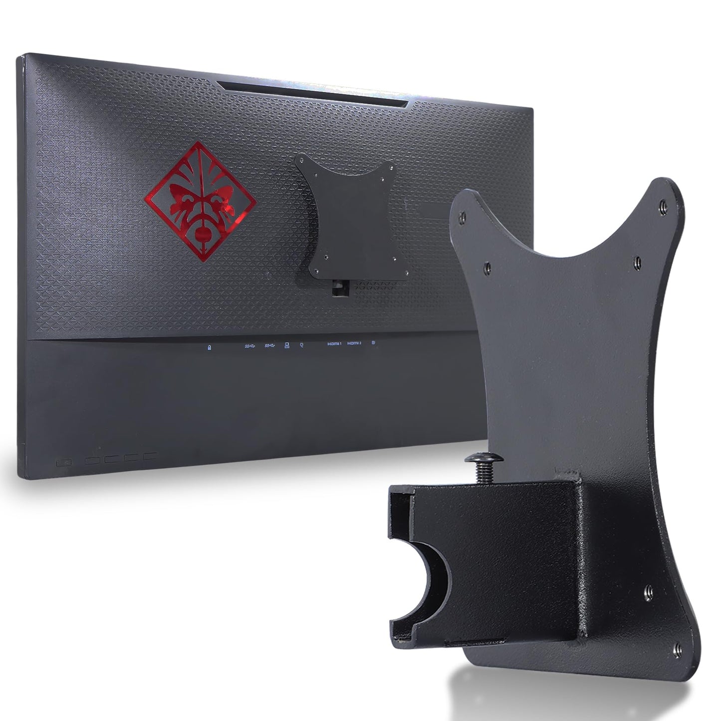 OMEN 25 VESA Mount Adapter Compatible with HP 25" Gaming Monitor?Compatible with OMEN 25, Z7Y57AA, Z7Y57A9?- 75x75 to 100x100 wall Mount Bracket