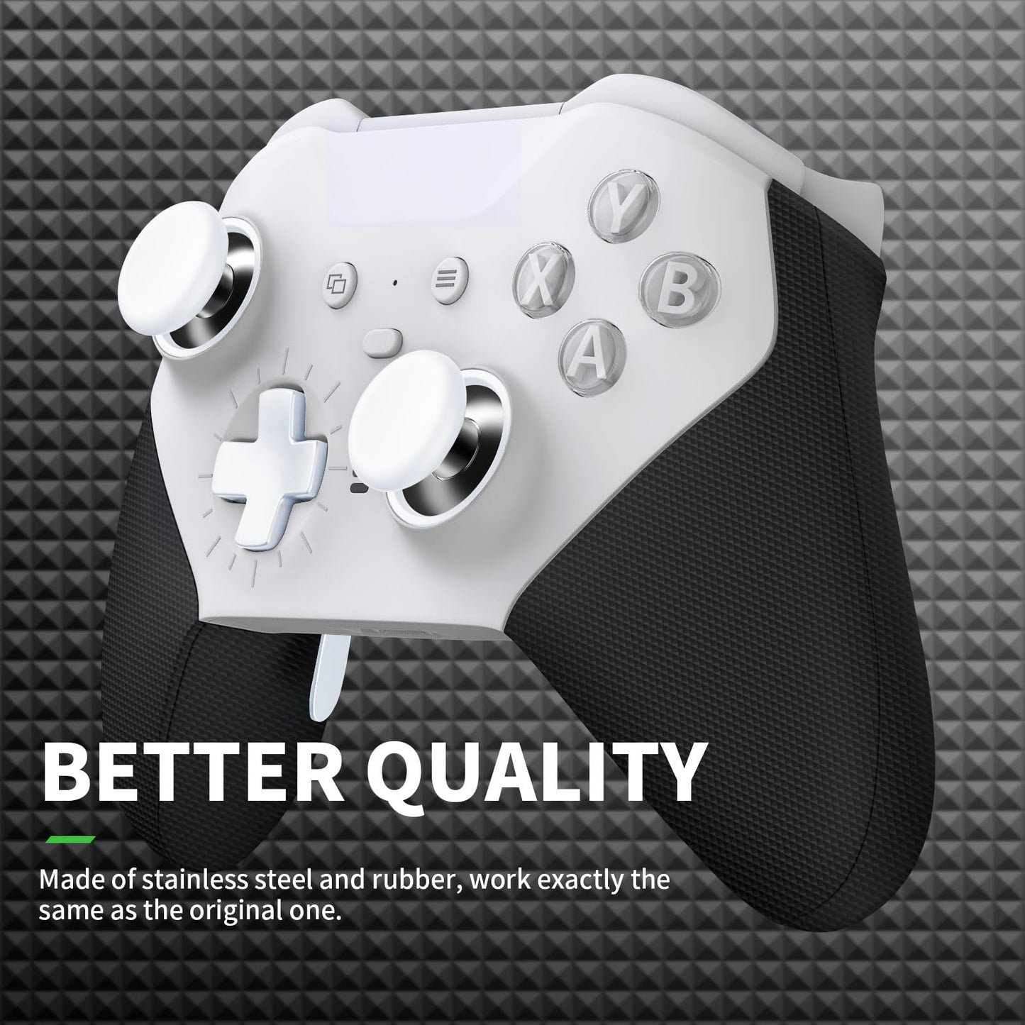 TOMSIN Thumbsticks&Paddles for Xbox Elite 2 Controller,15 In 1 Accessories Pack with Case for Xbox Elite Controller Series 2 Core,6 Metal