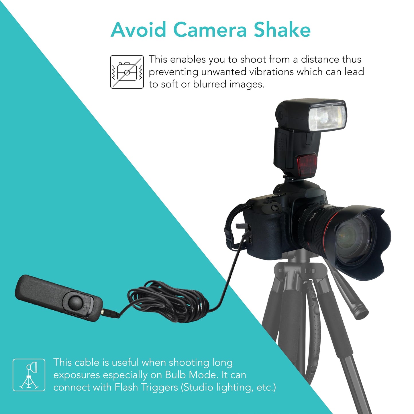 Foto&Tech 2.5mm N3 Camera Remote Control Shutter Release Cable Cord for Nkon Z8 Z6 III D780 Z6 Z7 D7500 D750 D5600 D5500 D7200 D7100 D5200 D5100 D5000
