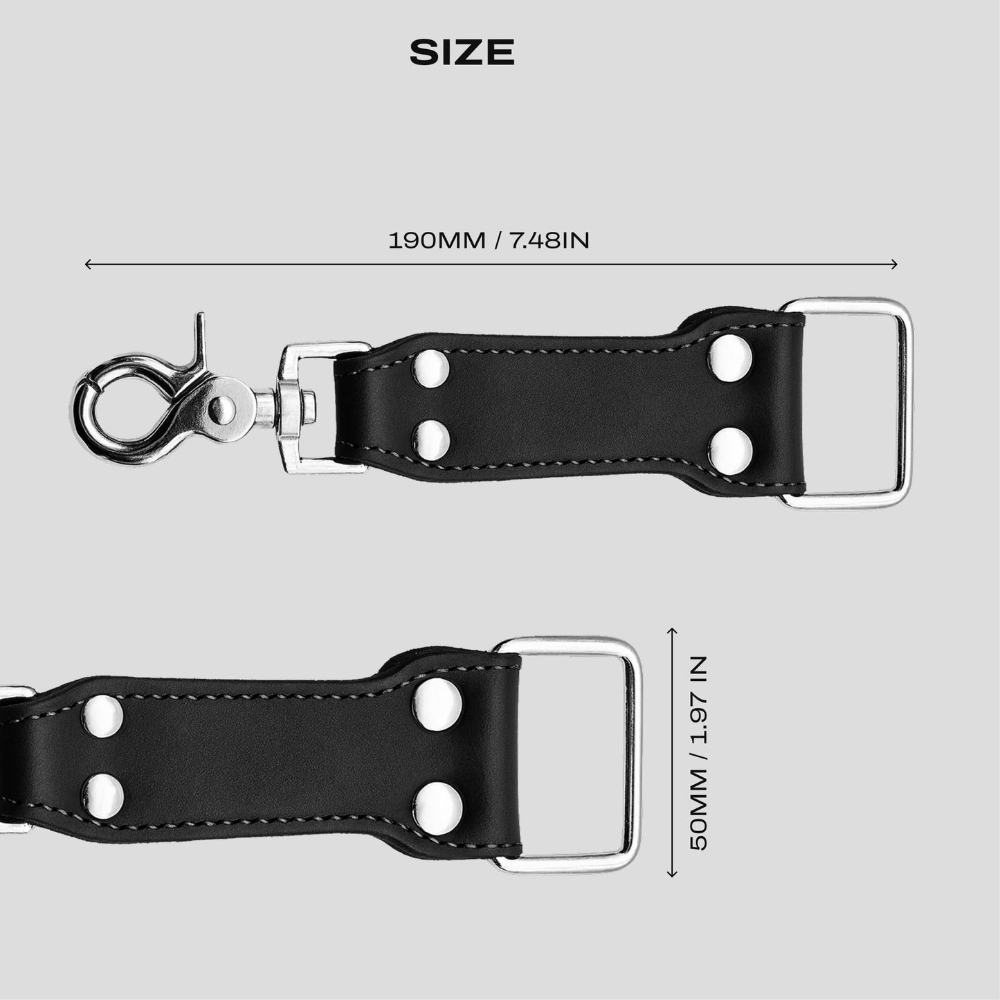 C Coiro Extra Attachments Single and Dual Camera Harness for Camera Bag, Sling Bag, Pouch, Lens Case Perfect Photography Accessories for Leather