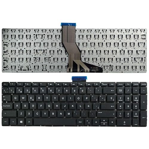 Laptop Replacement Keyboard Fit HP Pavilion 15-BS 15-BW 15Z-BW 15T-BS 15T-BR000 15T-BS000 15Z-BW000 Spanish Layout (Black)