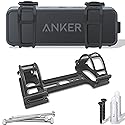 Metal Wall Mount Compatible for Anker Soundcore 2 Portable Bluetooth Speaker,Secure Shelf Holder with Adjustable Silicone Straps, Speaker Wall Bracket