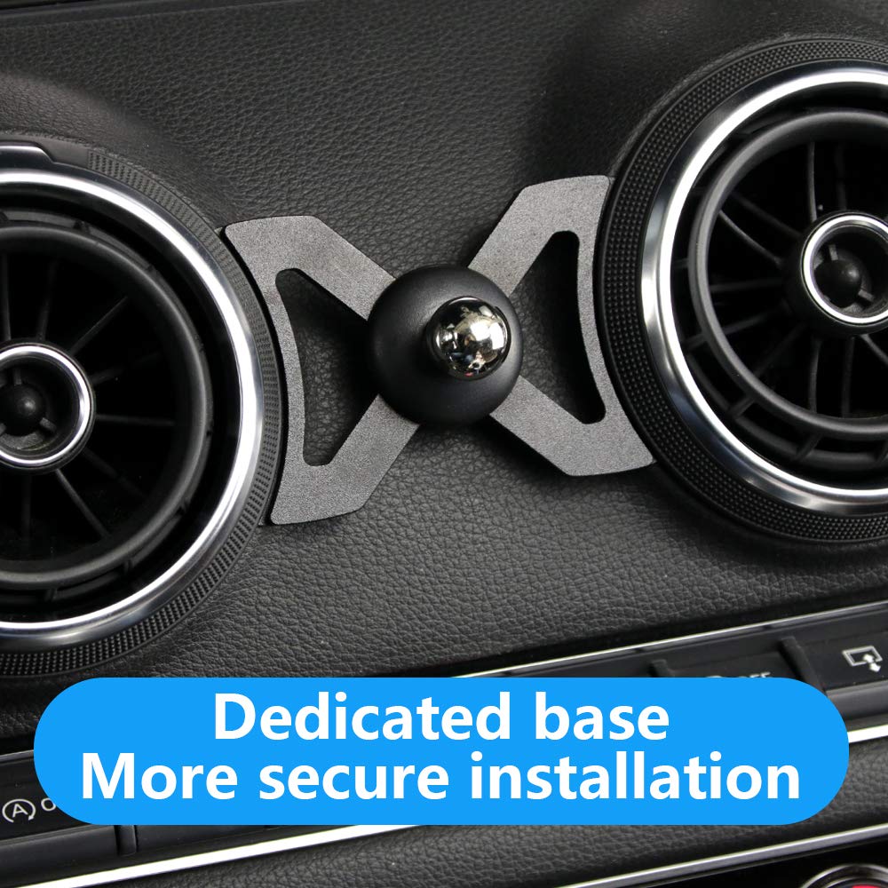 LUNQIN Car Phone Holder for Audi A3 S3 RS3 8V 2014 2015 2016 2017 2018 2019 2020 Auto Interior Accessories Best Phones Mount Cell Cellphone Mobile
