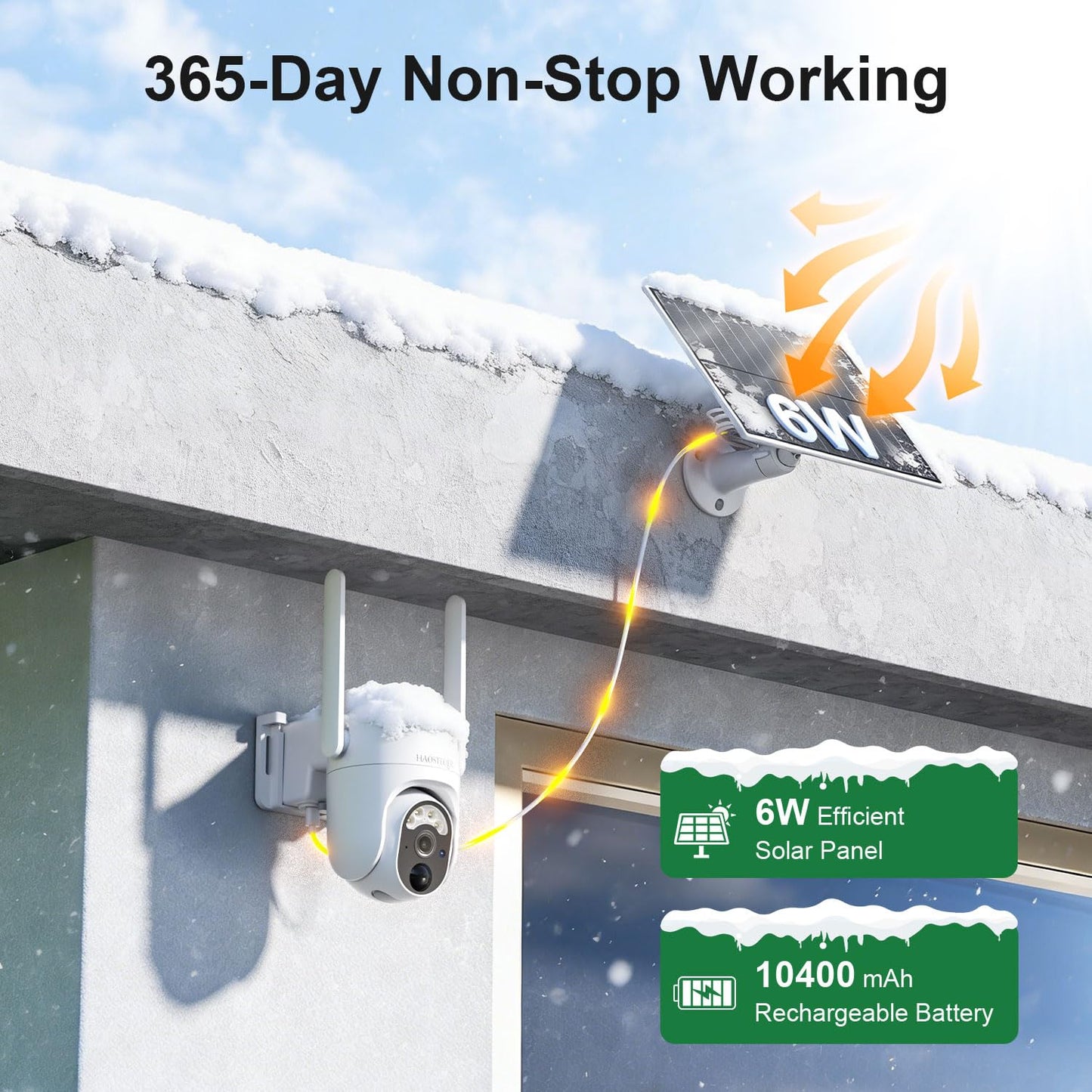 4G LTE Cellular Solar Security Camera Wireless Outdoor, No WiFi Security Camera Solar Powered, 360° Live View, 2K Color Night Vision, AI Detection