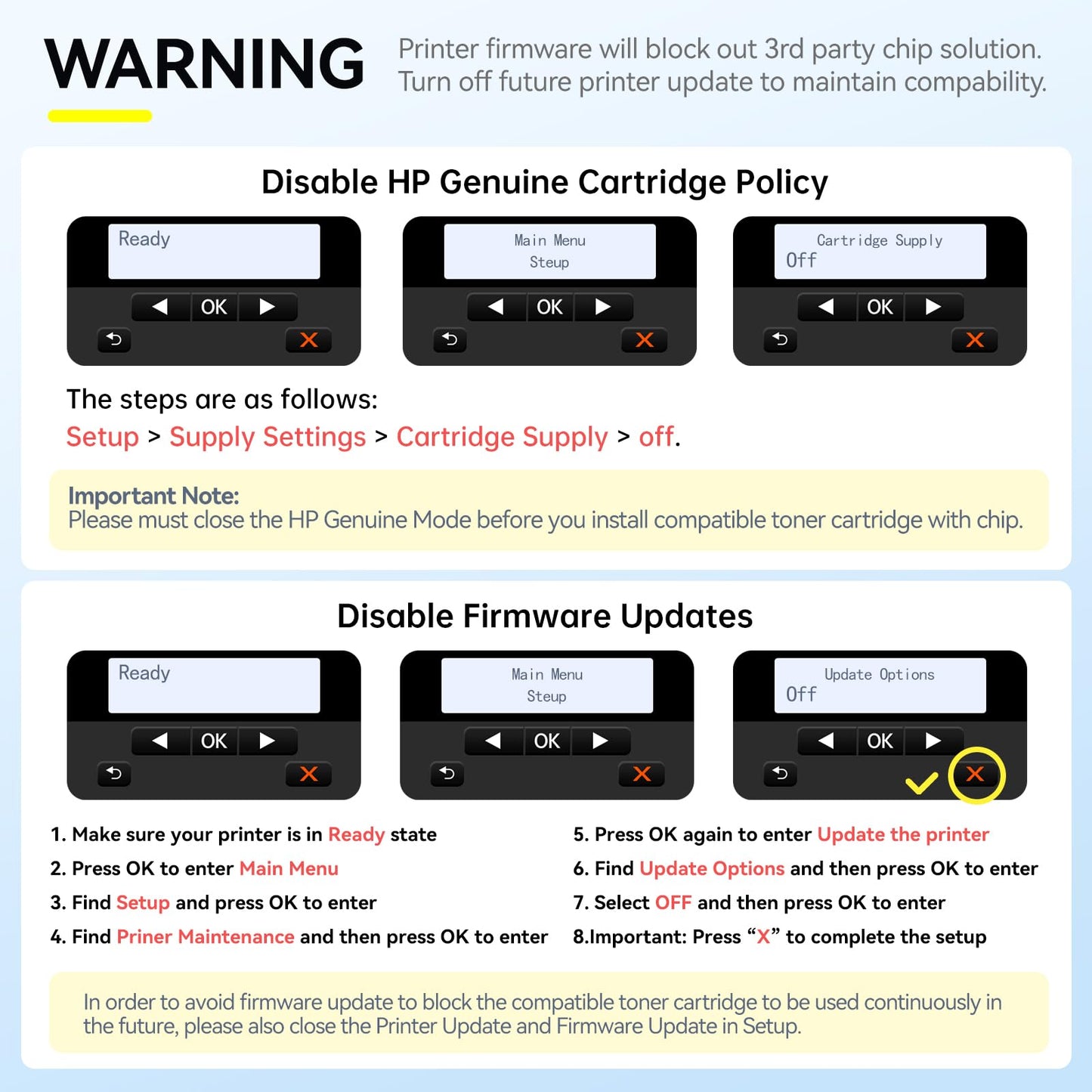 148A Toner Cartridge Black 2-Pack Compatible for HP LaserJet Pro 4001dn 4001dw 4001n MFP 4101dw 4101fdn 4101fdw 4001 4101 Series Printer Replacement
