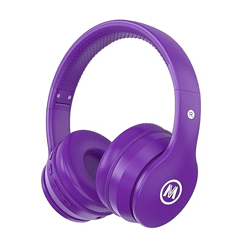 Mokata Headphones Kids Bluetooth 5.4 Wireless Play Time 68H Safe Volume Limit 85/94dB Over-Ear Foldable Headset,Fast Charging,with Aux Cord Built-in…