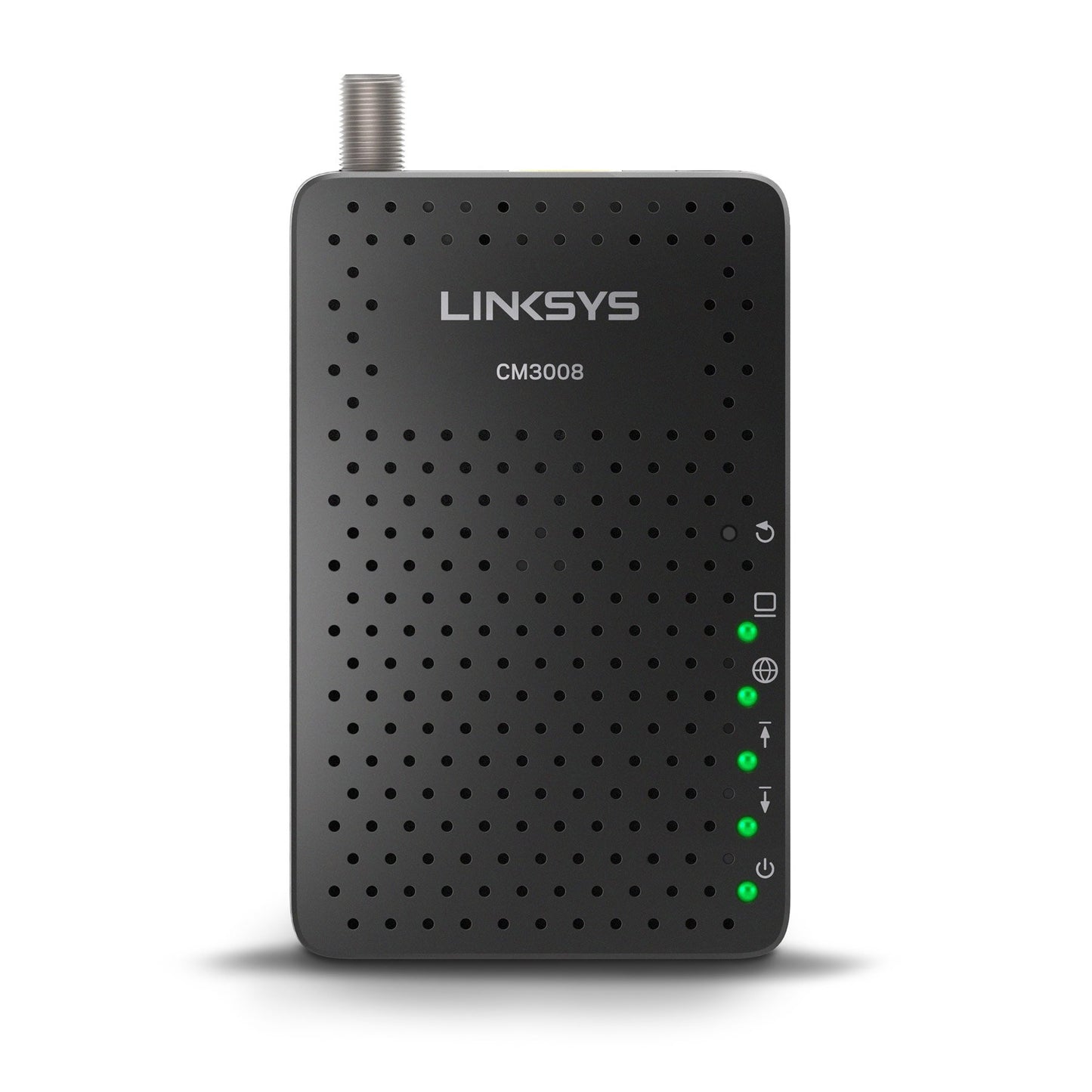 Linksys DOCSIS 3.0 8x4 Cable Modem Certified with Comcast Xfinity, Time Warner Cable, Charter, Cox, Cablevision, and more (CM3008) (Renewed)