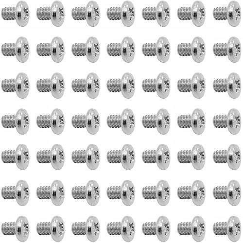 50pcs Hard Drive Screws 3.5 inch,Stainless Flat Phillips Head HDD 6#-32 x 1/4" Mounting Screw for Computer PC Laptop Case,3.5" Silver