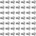 50pcs Hard Drive Screws 3.5 inch,Stainless Flat Phillips Head HDD 6#-32 x 1/4" Mounting Screw for Computer PC Laptop Case,3.5" Silver
