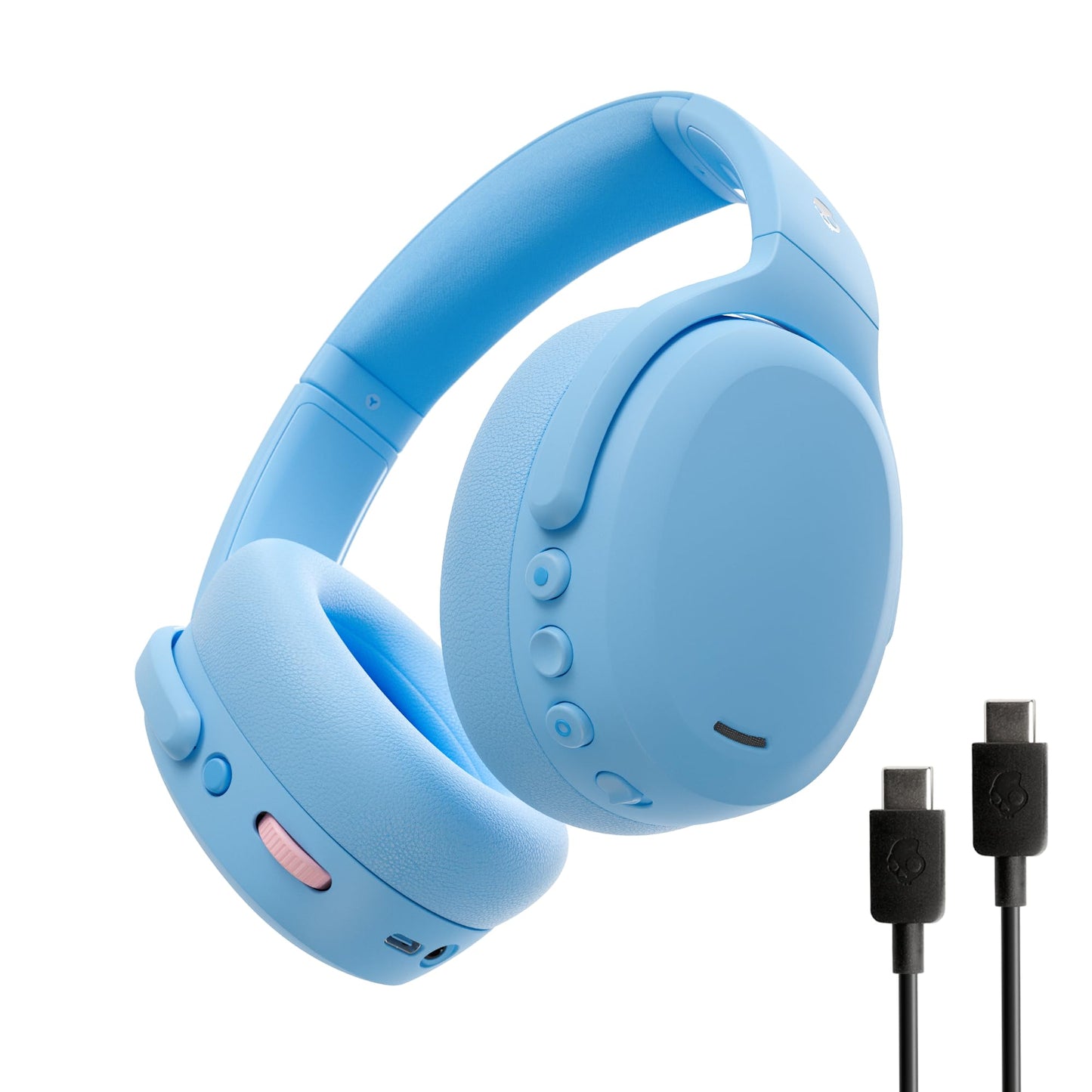 Skullcandy Crusher ANC 2 Wireless Over-Ear Bluetooth Headphones with Extra USB-C Charging Cable, Multi-Sensory Bass, Active Noise Cancelling, 60…