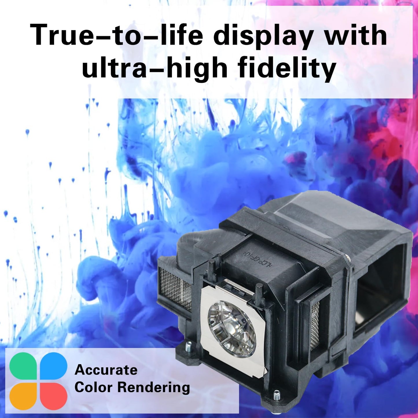 SRZOBYU V13H010L78 Replacement Projector Lamp Bulb for Epson ELPLP78 PowerLite Home Cinema 2000 2030 2040 2045 730HD 740HD EX7230 EX7235 EX5220 EX3220