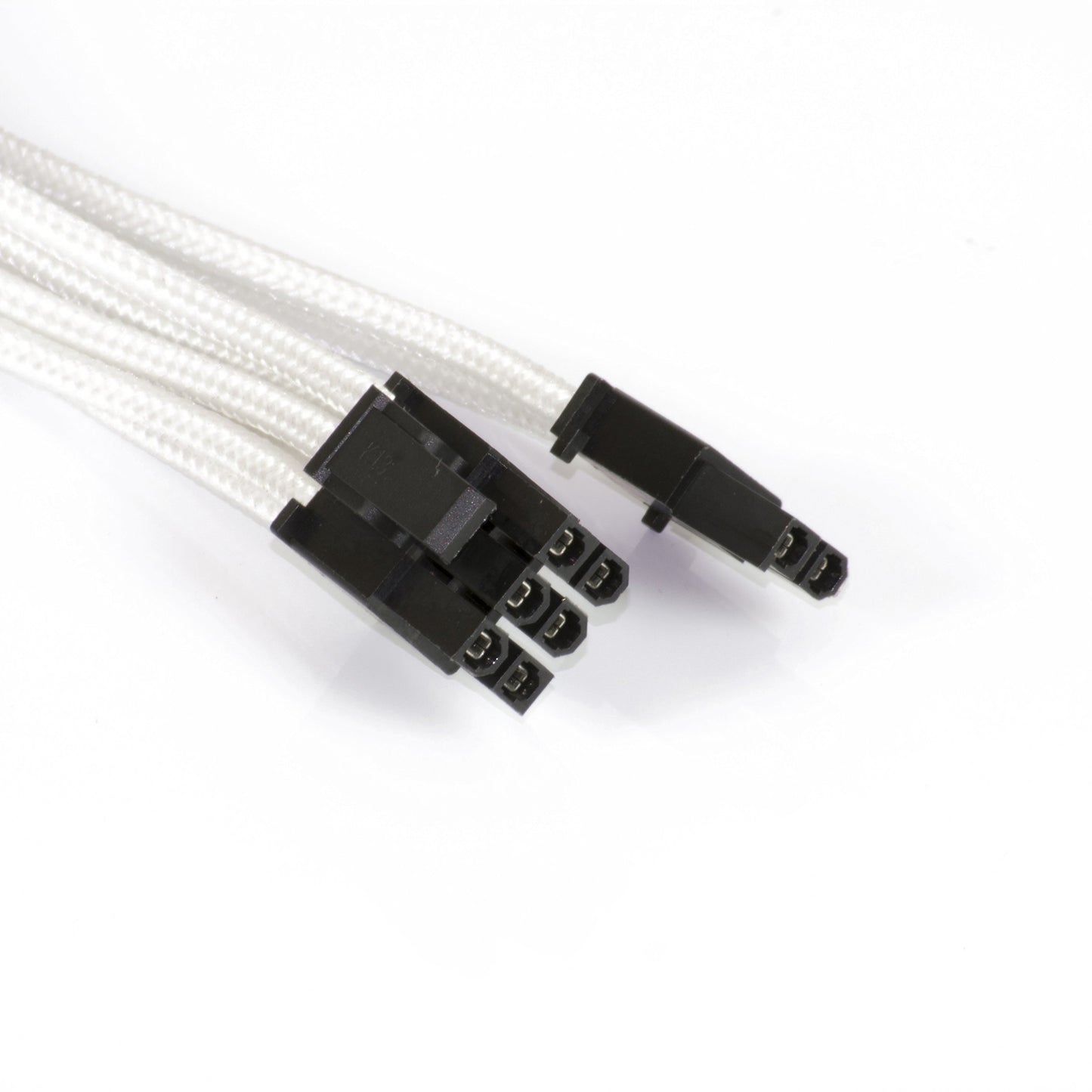 Phanteks 8 to 8 (6+2) Pin VGA Premium Sleeved Extension Cable 19.68" Length, White(PH-CB8V_WT)