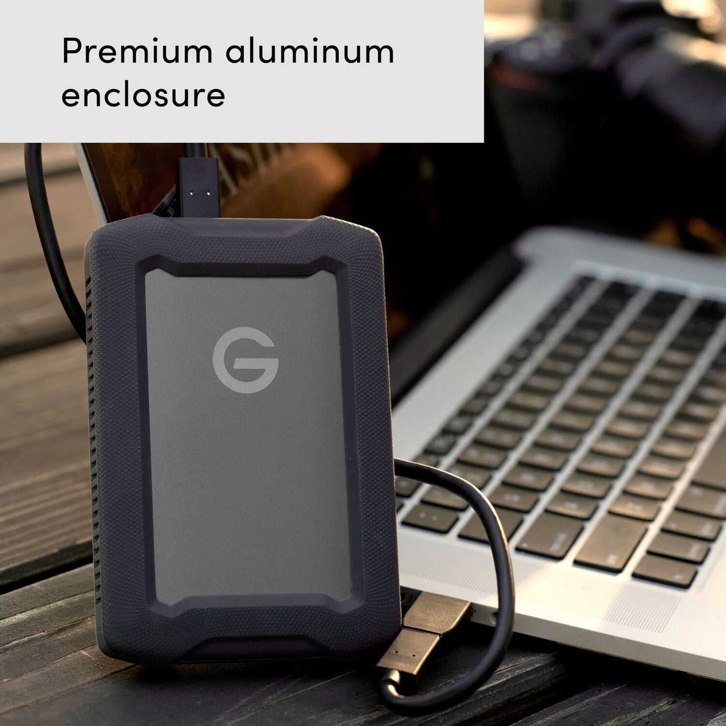 SanDisk Professional 5TB G-DRIVE ArmorATD - Rugged, Durable Portable External Hard Drive HDD, USB-C, USB 3.2 Gen 1 - SDPH81G-005T-GBAND