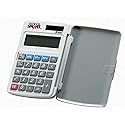 School Smart 8-Digit LCD Dual Power Pocket Calculator, 2-7/8 x 3/8 x 4-5/8 Inches
